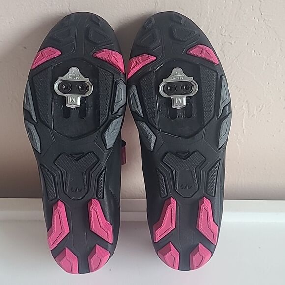 Giant Liv Fera Mountain Bike Cycling Shoes Black & Pink Size 37 - Picture 11 of 15